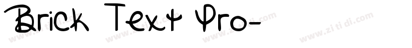 Brick Text Pro字体转换